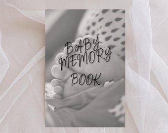 Baby Memory Book: First Year Milestone Journal (Digital Download)