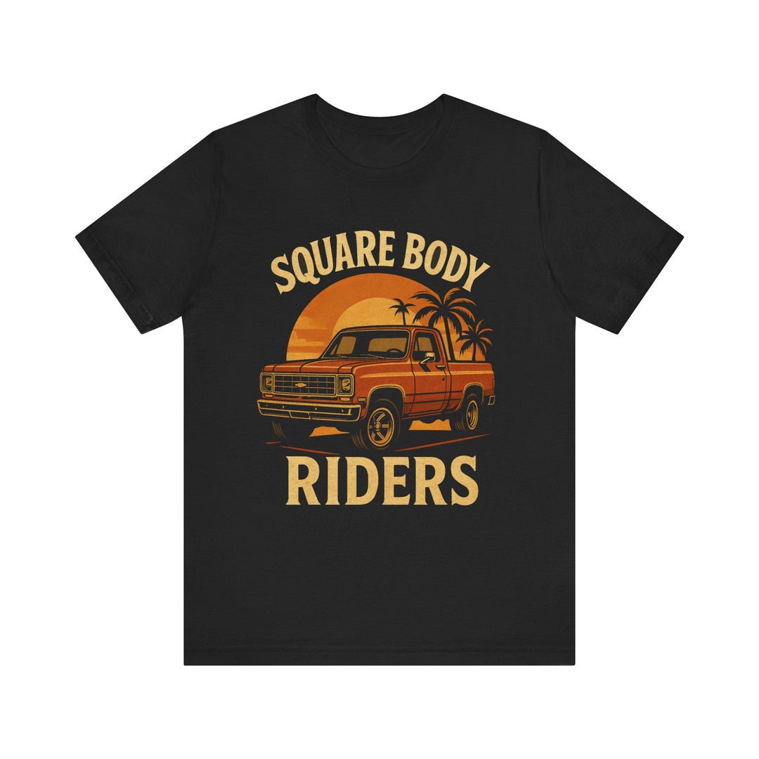 Square Body Riders, Vintage Car Lover Shirt - Etsy