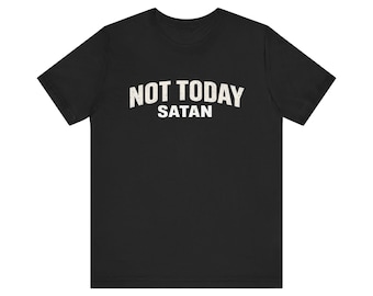 Heute nicht Satan T-Shirt | Bold Distressed