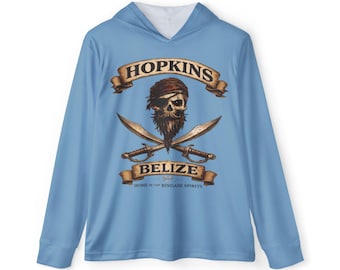 Hopkins Belize Pirate Skull Warm up Hoodie