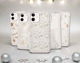 Light Christmas Phone Case Xmas Gift Cover for iPhone 17 Pro Max, 16, 15, 14, 13 & Samsung S25 Ultra, S24, S23, A56, A16, A36 Pixel 10 Pro