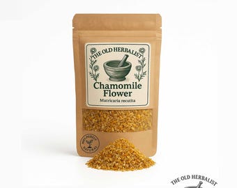 Chamomile Flower Tea – Matricaria Recutita | Natural Herbal Tea | Loose Leaf | Fresh & Wild Harvested | Premium Quality