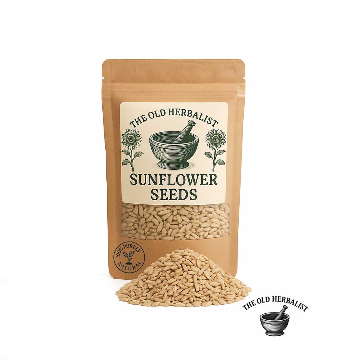 Shell Less Flower Seeds Sunflower Seeds | Unshelled No Shell Seeds | Loose Leaf Culinary ...