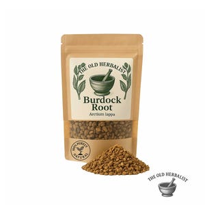 Raíz de bardana (Arctium lappa): raíz seca / cosecha silvestre / lote fresco / té desintoxicante natural