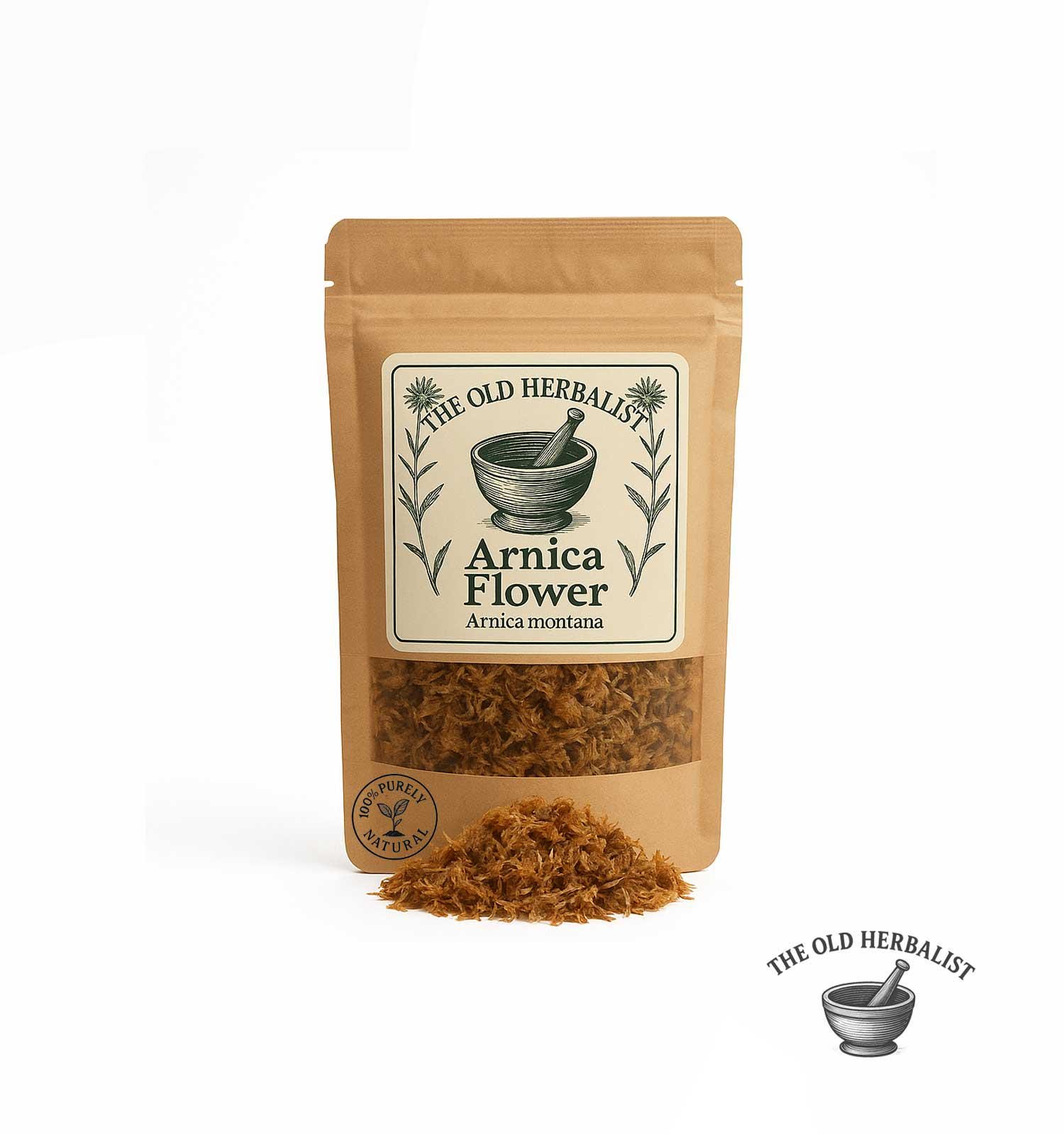 Arnica Flower – Whole Arnica Montana Blossoms | Fresh Wild Harvest Loose Leaf Herbal Tea | Premium Quality