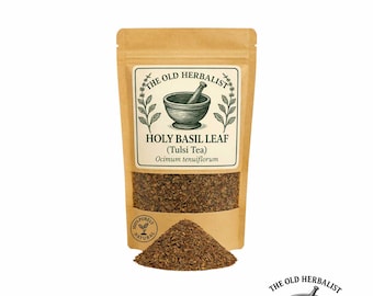 Holy Basil Leaf (Tulsi Tea) – Ocimum Tenuiflorum | Fresh Wild Harvested Herbal Tea