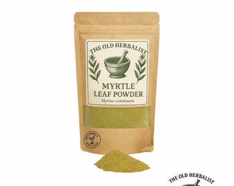Myrtle Leaf Powder | Myrtus communis | Culinary & Herbal Use