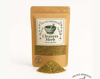 Cleavers Herb – Galium aparine | Wildcrafted Loose Leaf Herbal Tea | Natural Ю No Chemicals | Fresh Batch | Premium Quality