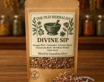 Spiced Herbal Tea Blend | Divine Sip | Loose Leaf Mix