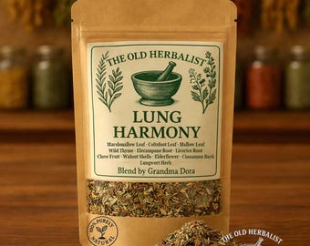 Miscela di tisana per polmoni / Armonia polmonare / Miscela di foglie sfuse