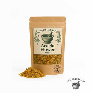 Acacia Flower – Wild-Harvested Loose Leaf Herbal Tea | Acacia | Fresh, Natural, Caffeine-Free Blossoms  | Loose | Herb | Fresh Harvested