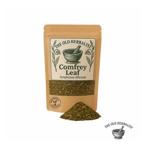 Comfrey Leaf – Symphytum Officinale | Wild Harvested  | Loose Herbal Tea, No Pesticides | Premium Quality