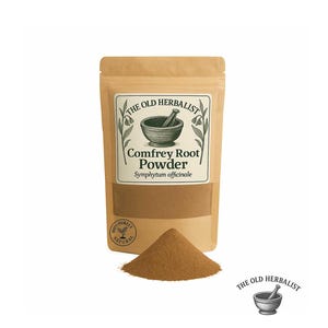 Comfrey Root Powder | Symphytum officinale | Wild Harvested Herbal Remedy | Natural Loose Root Powder | | Premium Quality