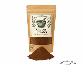 Clavo en polvo – Syzygium aromaticum / Cosechado silvestre / Especia natural para té, bienestar y cuidado bucal / Lote fresco