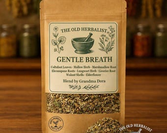 Miscela di tisana per polmoni / Alito delicato / Miscela di foglie sfuse