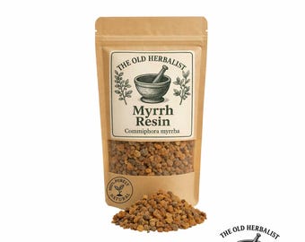 Myrrh Resin – Commiphora myrrha | Wild-Harvested Natural Herbal Resin | Fresh Batch, No Chemicals