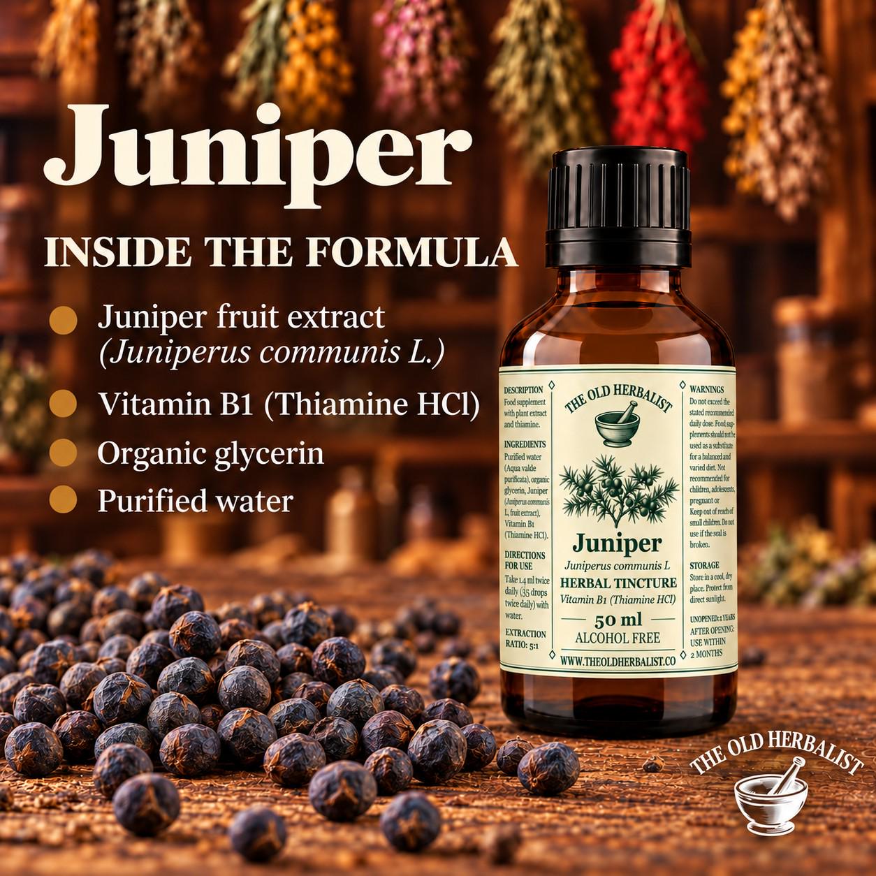 Juniper Tincture, 50 ml - Alcohol-Free Extract with Vitamin B1 - Etsy ...