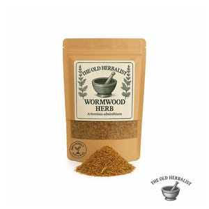 Wormwood Herb – Artemisia absinthium | Wild-Harvested Loose Leaf | Bold Natural Aroma | Small-Batch Dried | Eco Packaging
