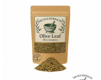 Olive Leaf Tea | Olea europaea | Wild-Harvested Loose Leaves | Natural Herbal Tea | Premium Quality | Fresh Batch