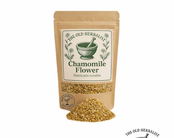 Chamomile Flower Tea – Matricaria Recutita | Natural Herbal Tea | Loose Leaf