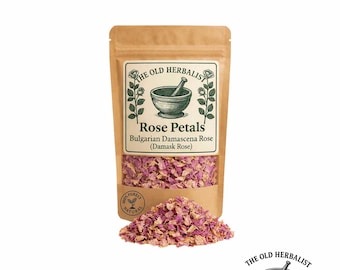 Rose Petals – Rosa damascena Dried Flower
