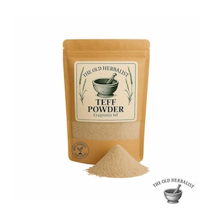 Teff Powder - Eragrostis tef | Teff Powder| Wild Harvest, Fresh & Natural Gluten-Free Flour | Premium Quality