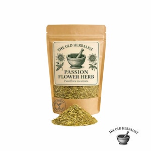 Passion Flower Herb – Passiflora Incarnata | Loose Leaf | Wild Harvested Natural Herbal Tea