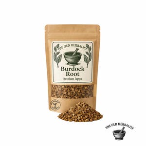 Raíz de bardana (Arctium lappa): raíz seca / cosecha silvestre / lote fresco / té desintoxicante natural