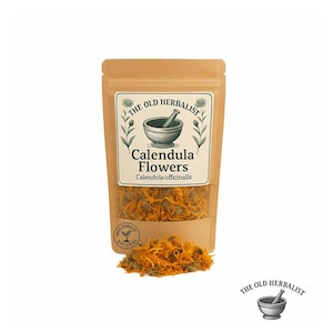 Calendula Flowers – Calendula officinalis | Dried Loose Leaf | Wild-Harvested Herbal Tea | Fresh Harvested | Premium Quality