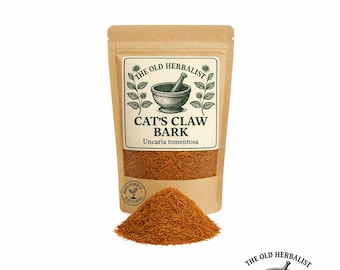 Cat's Claw Bark – Uncaria tomentosa | Wild-Harvested Herbal Tea | Loose Cut Bark | Natural Dried Herb