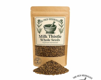 Milk Thistle Seeds – Silybum marianum Whole