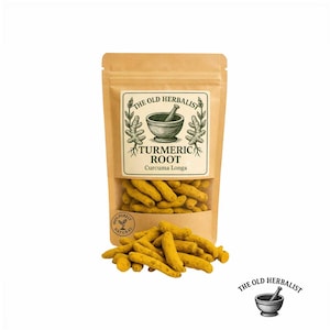 Raíz de cúrcuma / Curcuma longa / Especia seca entera