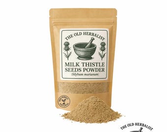 Milk Thistle Seeds Powder | Silybum marianum | Herbal Tea Use