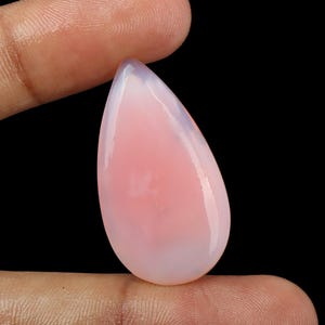 Rosa Opal Cabochon - Natürlicher Rosa Opal Edelstein - AAA ++ Qualität Rosa Opal Stein - Flatback Rosa Opal Cabochon Rosa Opal Kristall Für Schmuck