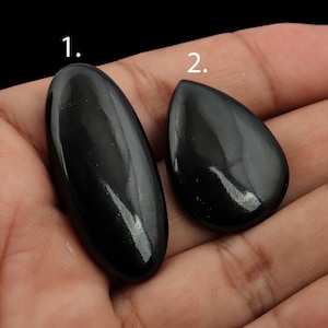 Black Onyx Cabochon: Mixed Shape Loose Gemstone for Jewelry Making