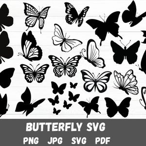 Butterfly Svg, Svg Bundle! Butterflies Papercut Template,Butterfly laser cut, Butterfly Cut File, Paper Cut Out, for Silhouette, Cricut