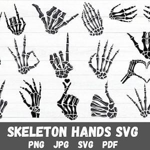 Skeleton Hands SVG, Skeleton PNG, Skull Skeleton Hand Clipart,Halloween Png Cute Halloween SVG, Cricut cutting files Skeleton png Silhouette