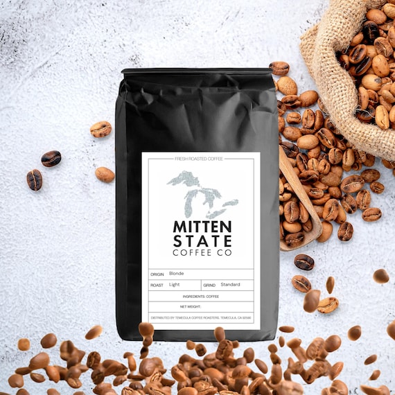Mitten State Coffee, Light Roast Blonde, Small Batch Whole Bean or Ground