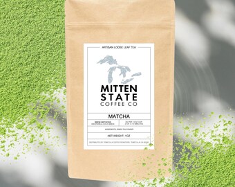 Ceremonial Grade Matcha Green Tea Powder — Mitten State Coffee