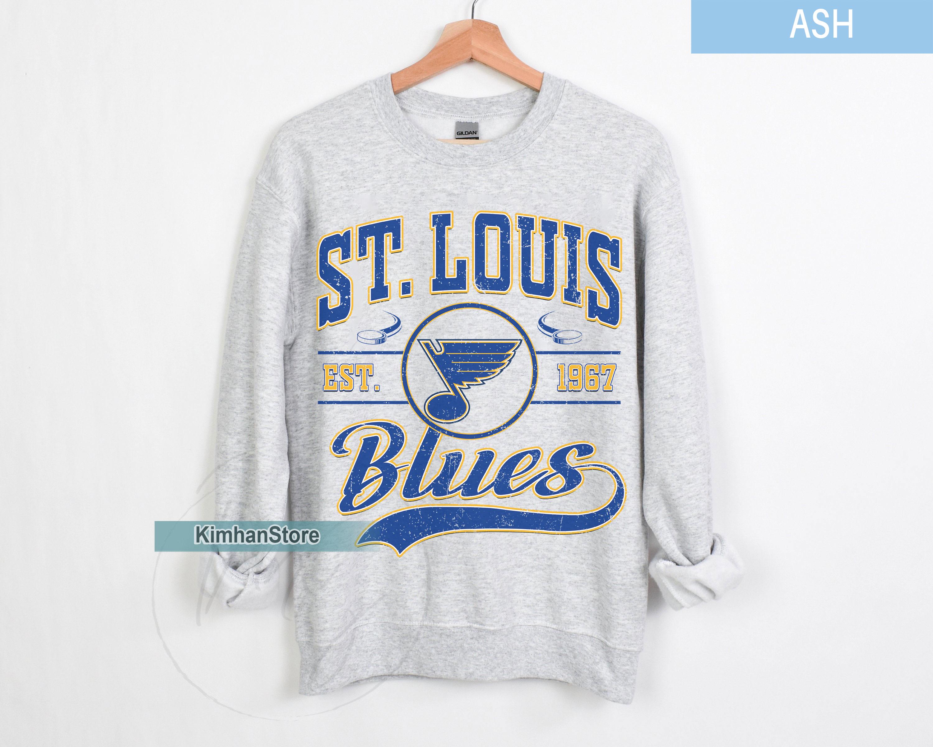 Maillot Vintage Saint Louis Blues NHL - Taille L Homme - Manches Longues Multicolore - Occasion Très Bon état