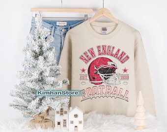 New England Football sweatshirt crewneck shirt, New England Football Fan Tee, New England Football Apparel, Trendy New England Tee for Fan