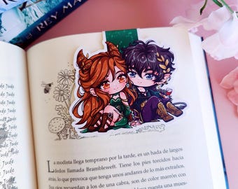 Bookmark 'Lovers'// Jude and Cardan / Marcapáginas mágnetico / Jurdan / The cruel prince