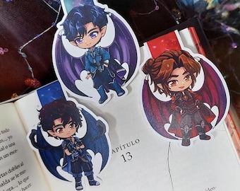 Bookmark Bat boys /ACOTAR/ Rhysand - Cassian - Azriel / Magnetic bookmark
