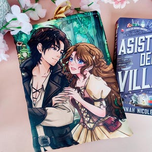 Book cover Assistant to the Villain // Trystan and Evie Sage/ Apprentice to the villain/ Accomplice to the villain / Book cover