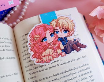Bookmark 'Lovers'// Evangeline and Jacks/ Marcapáginas mágnetico / Once Upon a Broken heart