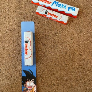 Barrette Kinder Maxi personalizzate – Tema Dragon Ball – Festa Compleanno Bambini