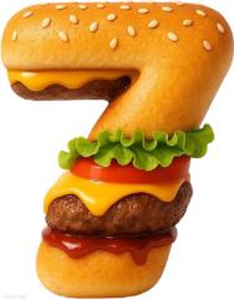 Hamburger Alphabet Letters PNG | Burger Font Clipart | Fast Food ...