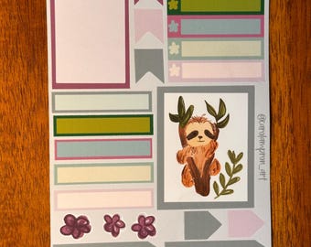 Pegatinas de productividad para llevar un diario, planificar o crear una agenda.