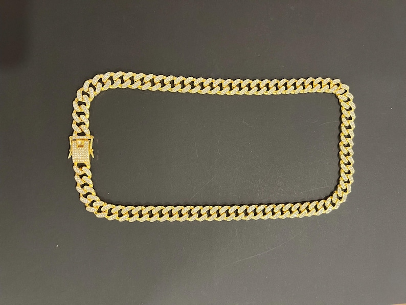 Slabchain Kit: Cuban Chain + Metallic Gold PSA Slabmag Case + Pick Your Adapter Color for Thick PSA Cards image 2