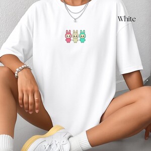 Labubu Unisex T-shirt, Cute Cartoon Character Design, Kawaii Tee, Novelty Graphic Shirt, Fun Gift for All Ages